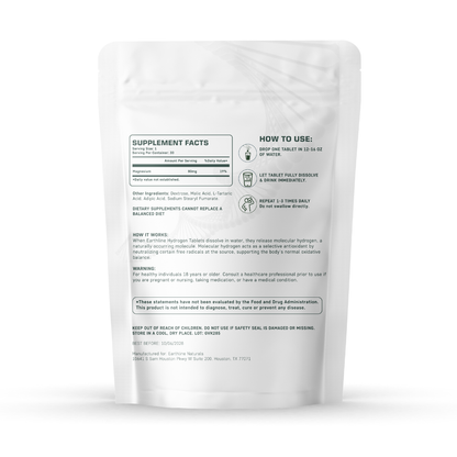 Earthline© Molecular Hydrogen Tablets