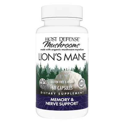 Organic Mushroom Mycelium Lion's Mane - 60 ct