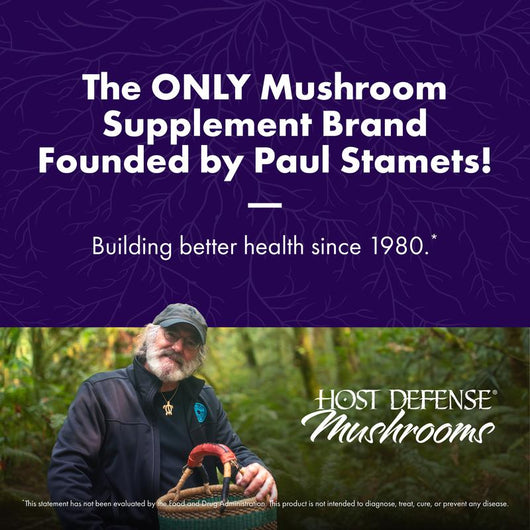 Organic Mushroom Mycelium Lion's Mane - 60 ct