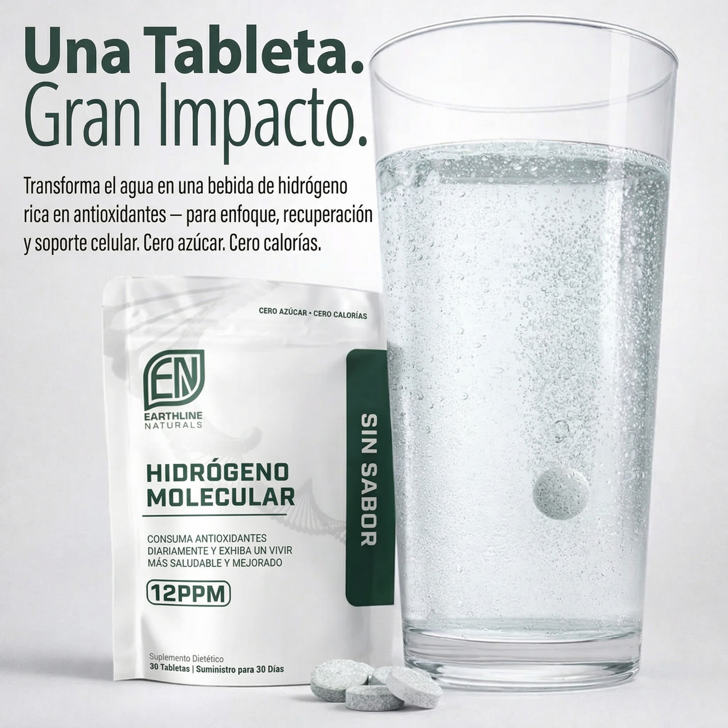 Pastillas de Hidrógeno Molecular Earthline